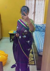 💜Georgette Saree