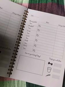 &#34;Let&#39;s Get Fit!&#34; Spiral Notebook