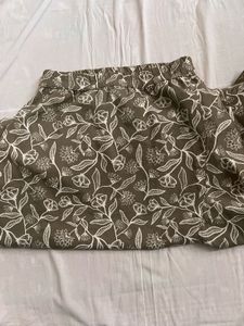 Floral Print Midi Skirt