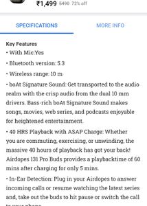 Boat Airpods 131pro Buds