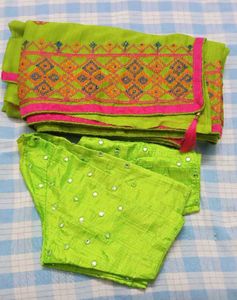 Elegant Green Saree Combo 2 Sare