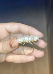Pearl &amp; Crystal Ring