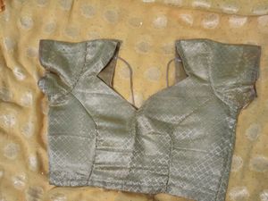 Saree With Stitched Blouse