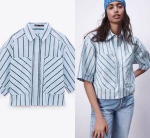 ZARA Oversize Cropped Shirt