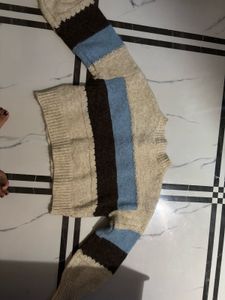 new Striped Knit Cardigan