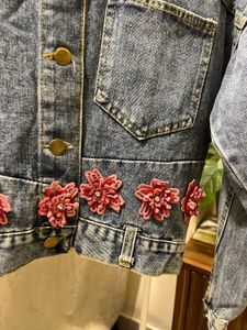 Floral Denim Jacket