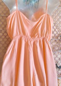 Size S/M H&amp;M Peach Jumpsuit 🎁Buy 2 Get 1 Free 🎁