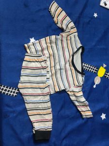 Striped Baby Clothing Set