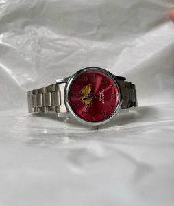 Pink Dial Analog Watch