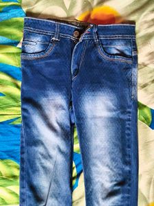 Being Human Blue Slim Fit Jean With Argyle Pattern