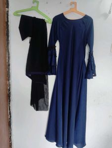Stylish 4 Abaya Set Combo Offer With Dupptta Nakab