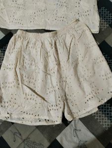 Offer Coords Set Eyelet Tank &amp; Shorts Se