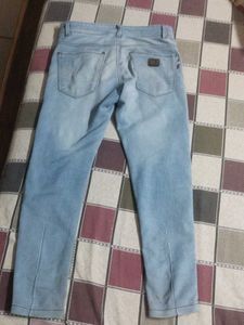Patched Denim Jeans