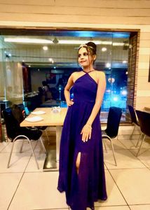 Elegant Purple Maxi Dress