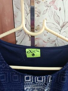 Navy Blue Sheer Cardigan