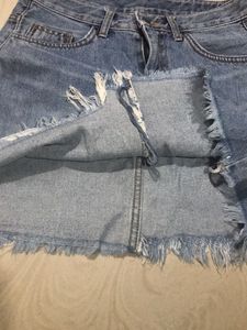 Denim Mini Skirt