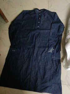 Denim Kurta