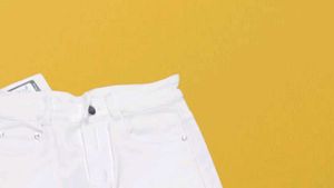 🤑M@28 Size-26 White Flare Jeans
