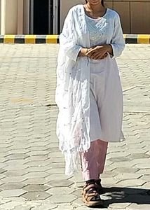 White Embroidered Salwar Kameez