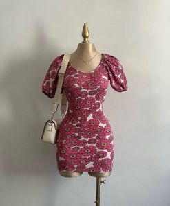 Zara Puff Ballloon Sleeves Floral Print Stretchy S