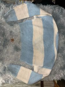 Cute Colorblocked Knit Cardigan