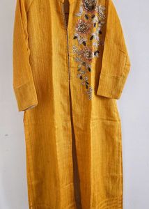 Embroidered Mustard Yellow Salwar Kameez