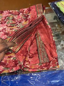 Floral Print Saree