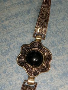 Boho Black Stone Bracelet