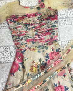 Ethnic Gown With Duppatta.