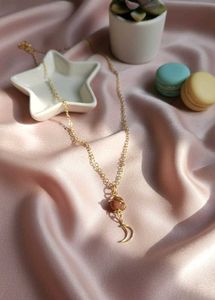 Moon & Stone Necklace