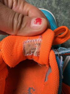 Toddler Blue &amp; Orange Sneakers