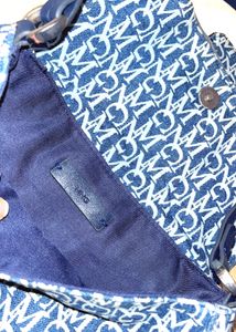MANGO Y2K Denim Handbag