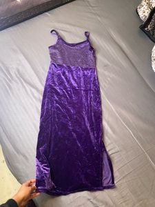 Purple Party Velvet Dress💜