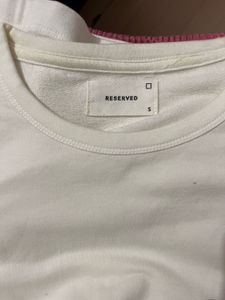 White Graphic Tee with Pocket