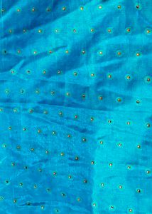 Blue Embellished Saree