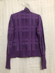 Garage Long Sleeve Purple Jacket