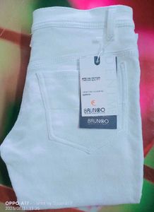 Brand New Gray And White Denim Jeans for boys 2