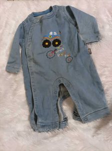 Denim Romper