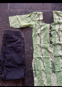 Floral Kurta with Pants Set