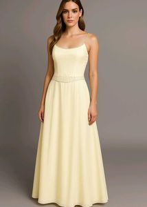 Yellow Chiffon Gown