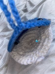 Crochet whale Pouch