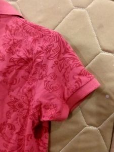 Pink Baroque Polo Shirt