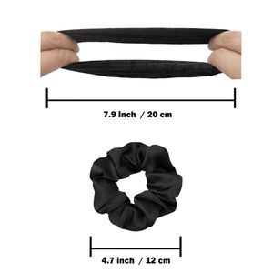 Colorful Satin Scrunchie Set (5 Pc)