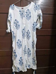 Blue Printed Palazzo Pants