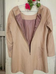 Beige Pearl Embellished Top warm wear