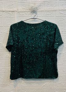🇬🇧 H&amp;M imported Sparkling Sequin Top