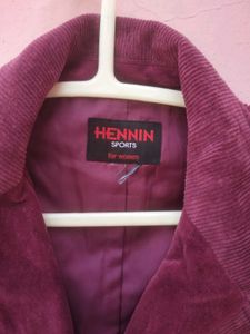 Corduroy Purple Blazer