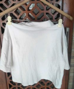 White Boston Crop Top