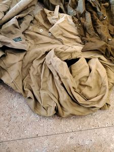 Khaki Button-Down Shirt