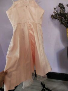 Pink Satin Dress
